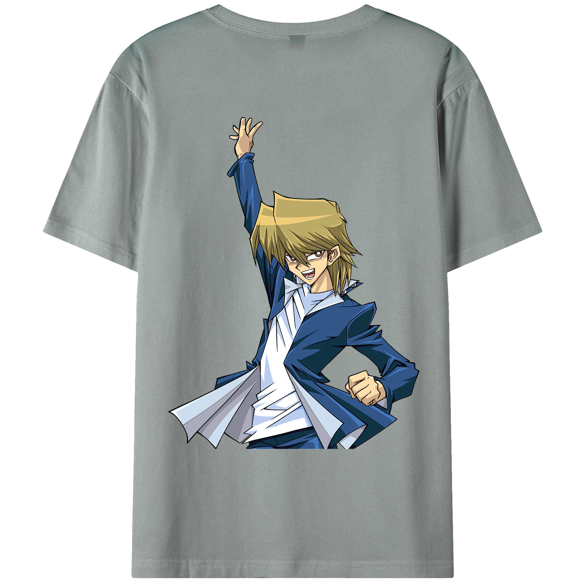 （画像用） 遊☆戯☆王 Yu-Gi-Oh! 綿100％ メンズ半袖Tシャツ（バックプリント） 通気性